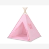 Teepee Kinderspiel-Zelt für Kinder + Spielmatte+ Schmuckfedern - rosa