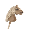 Hobby Horse Steckenpferd Pferd am Stiel Premium - Palomino Pferd A4