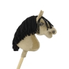 Hobby Horse Steckenpferd Pferd am Stiel Premium -graubraunes A4