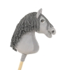 Hobby Horse Großes Pferd auf Stock Premium - graues Pferd II A3