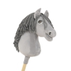 Hobby Horse Großes Pferd auf Stock Premium - graues Pferd II A3