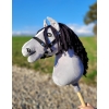 Hobby Horse Großes Pferd auf Stock Premium - graues Pferd IV A3