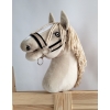 Die Verstellbare Halfter für Hobby Horse A3 - beige mit schwarz Pelz