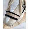 Die Verstellbare Halfter für Hobby Horse A3 - beige mit schwarz Pelz