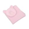 Decke mit Kissen - set 2tlg - rosa