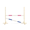 Hobby Horse hindernisse 160 cm mit zwei Stangen 50mm rosa und blau