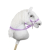 Hobby Horse Gurtbandzügel für Pferdehalfter - lila