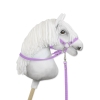 Hobby Horse Gurtbandzügel für Pferdehalfter - lila