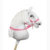 Hobby Horse Gurtbandzügel für Pferdehalfter - rosa