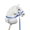 Hobby Horse Gurtbandzügel für Pferdehalfter - blau