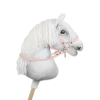 Hobby Horse Gurtbandzügel für Pferdehalfter - powder pink