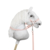 Hobby Horse Gurtbandzügel für Pferdehalfter - powder pink