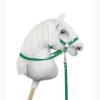 Hobby Horse Gurtbandzügel für Pferdehalfter - grün