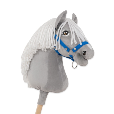 Hobby Horse Großes Pferd auf Stock Premium  - graues Pferd III A3