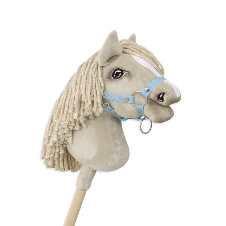 Hobby Horse Steckenpferd Pferd am Stiel Premium - Cremello Pferd A4