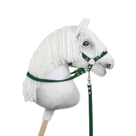 Hobby Horse Gurtbandzügel für Pferdehalfter - khaki