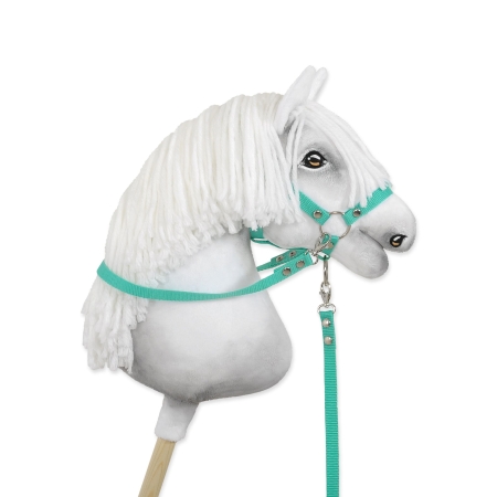 Hobby Horse Gurtbandzügel für Pferdehalfter - minze