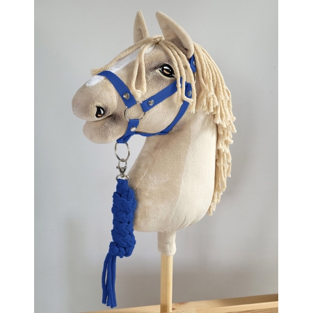 Set für Hobby Horse: Die Halfter A3 + Halfter aus Kordel - blau